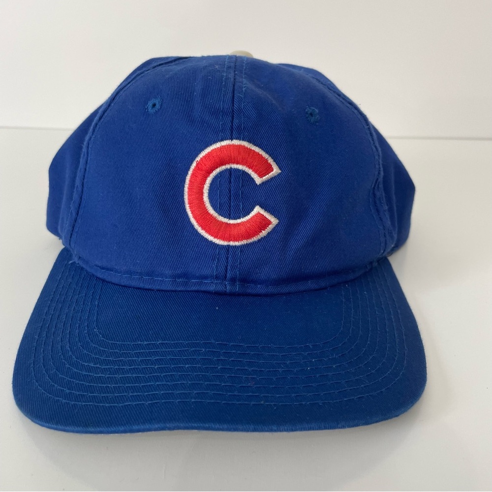 Chicago Cubs Blue Baseball Cap Hat Athletic Gorpcore